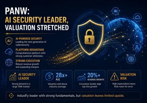 Palo Alto Networks (PANW) Equity Research Report - AI Security Demand Is Real, but a 100x Earnings Multiple Prices In Category Dominance