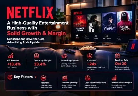 Netflix, Inc.（NFLX）股票研究報告－合理估值取決於經常性現金流與用戶留存