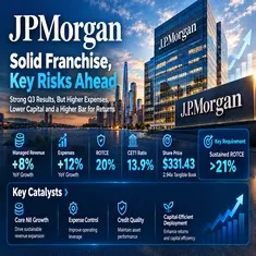 摩根大通公司（JPM）股票研究報告－強勁回報值得溢價，但 2.94 倍有形帳面價值要求更高